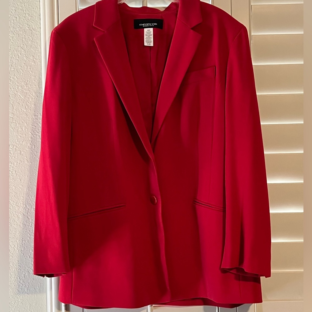 JONES NEW YORK -  Red Blazer
